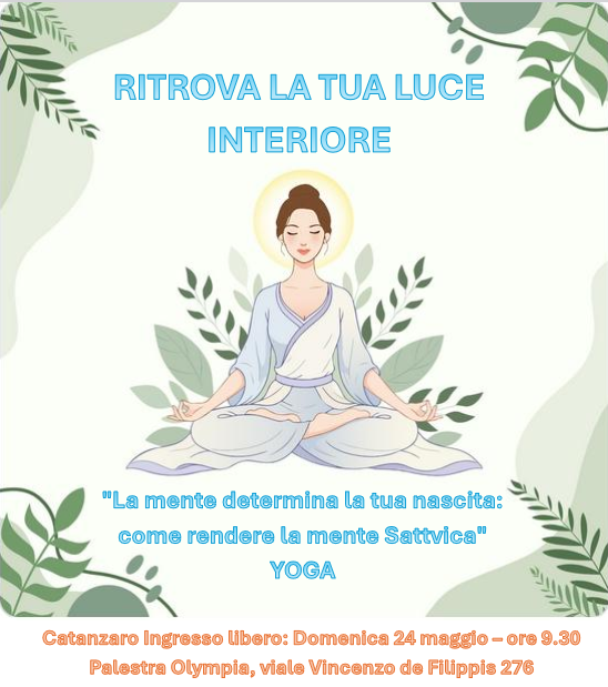 Evento a Catanzaro 24 maggio 2026